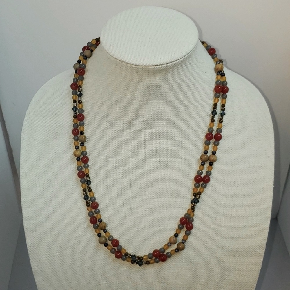 🎉HP - Sunday Funday 🎉Multi Colored Single Strand Necklace - Hand Made